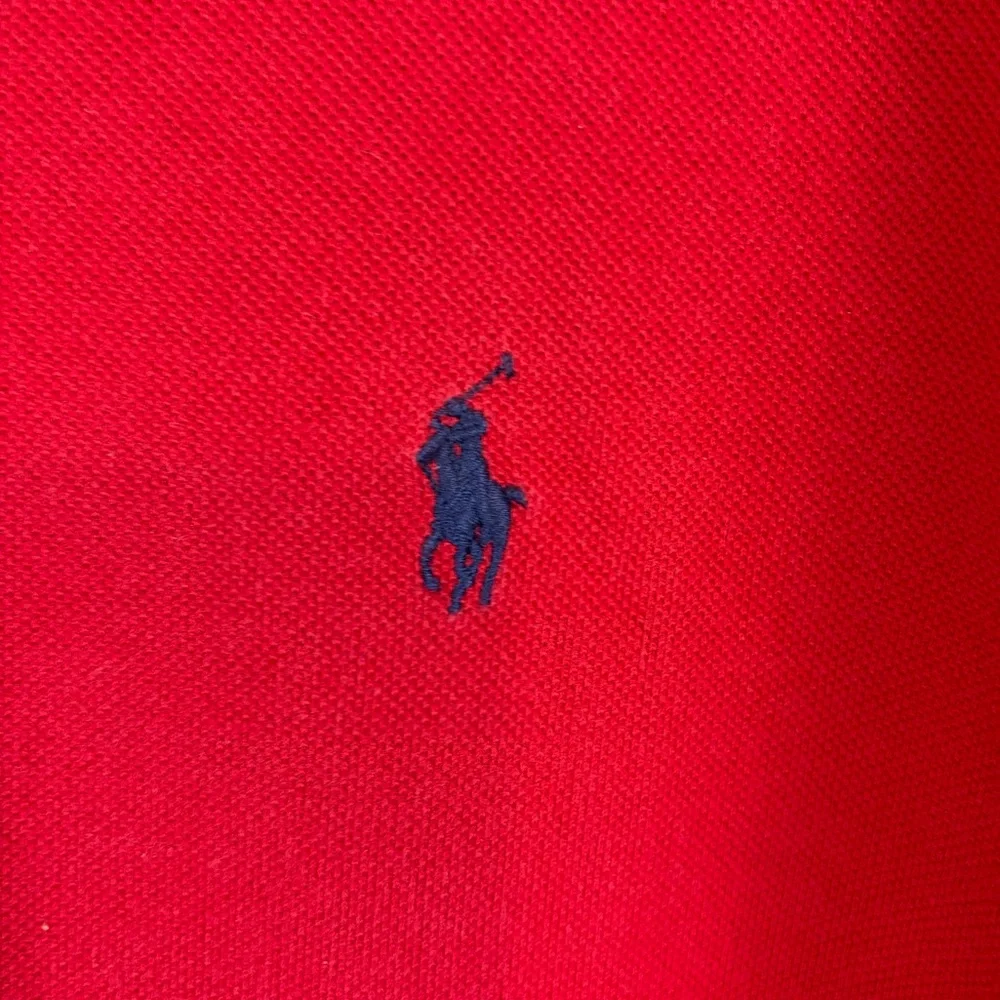Ralph Lauren The Iconic Classic Fit Mesh Polo in Red Size XXL.